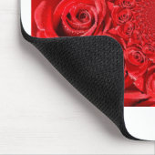 Roos-kleurige wereld: Floral Fantasy Muismat (Hoek)