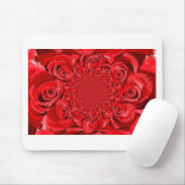 Roos-kleurige wereld: Floral Fantasy Muismat (Met muis)