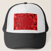 Roos-kleurige wereld: Floral Fantasy Trucker Pet (Voorkant)
