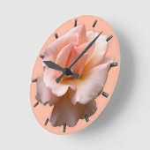 Roos Klok Wildrose Wall Klock Peach Roos Decor (Hoek)