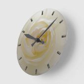 Roos Klok Wit roze  Klok Roos Decor (Hoek)