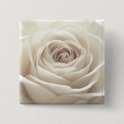 Roos knop vierkante button 5,1 cm (Voorkant)