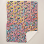 roos kompas: een symbool van liefde en gelukzaligh sherpa deken (Voorkant)