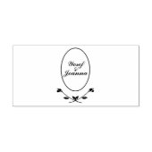 Roos koppelnaam  zelfinktende stempel (Design)