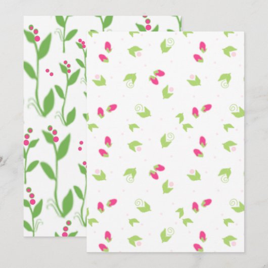 Roos koudepapier (Voorkant / Achterkant)