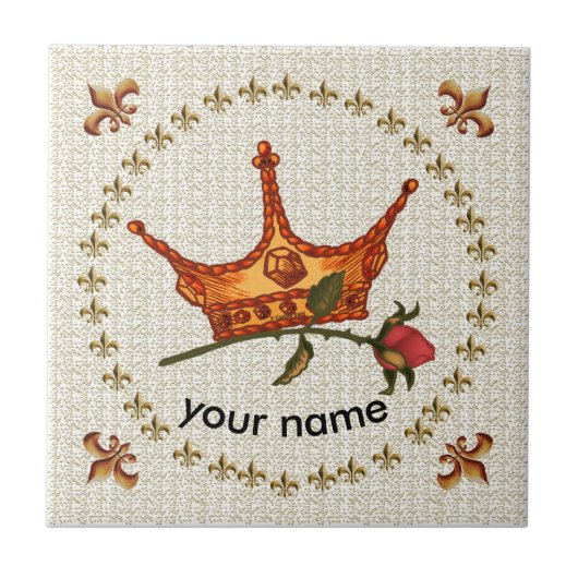 Roos Kroon Tegeltje (Voorkant)