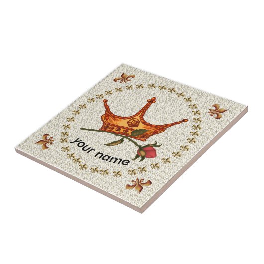 Roos Kroon Tegeltje (Zijkant)