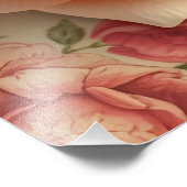 Roos kunst foto afdruk (Hoek)