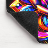 Roos Kunstwerk Muismat (Hoek)