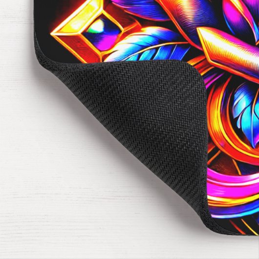 Roos Kunstwerk Muismat (Hoek)