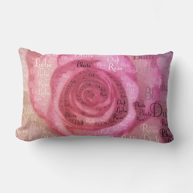 Roos kussen (Voorkant)