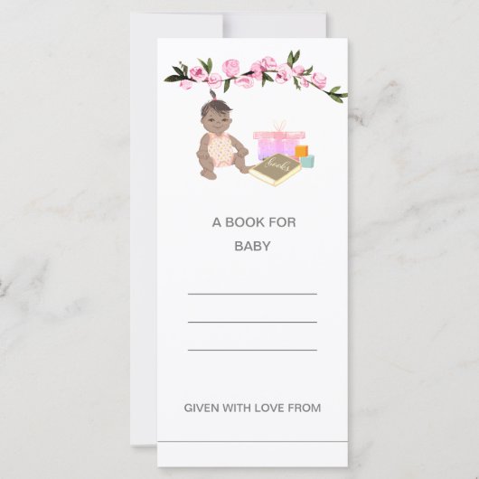 Roos Kustdouche Etnische Baby voor boeken (Voorkant)