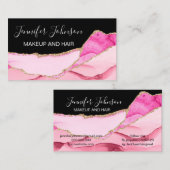 roos kwarts agaat elegante typografie visitekaartje (Voorkant / Achterkant)