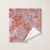 Roos Kwarts Crystal Elegant Bath Towels Bad Handdoek (Wasdoekje)