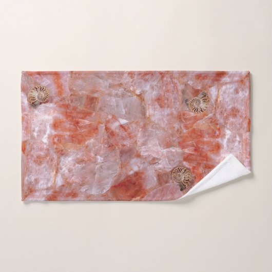 Roos Kwarts Crystal Elegant Bath Towels Bad Handdoek (Handdoek)
