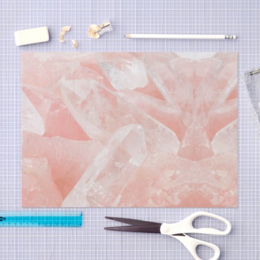 Roos Kwarts Crystal Tissuepapier (Craft)