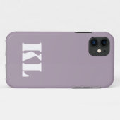 Roos kwarts effen kleur minimalistisch monogram Case-Mate iPhone case (Achterkant (horizontaal))