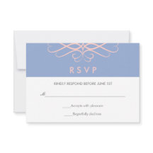 Roos kwarts en blauw, Elegant Flourishes Wedding