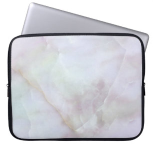 Roos kwarts laptop sleeve