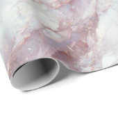 Roos Kwarts Marmer Infusiesector Cadeaupapier (Rol Hoek)