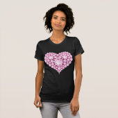Roos Kwarts Pareltjes T-shirt (Voorkant volledig)