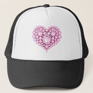 Roos Kwarts Pareltjes Trucker Pet