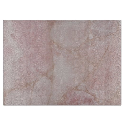 Roos kwarts print snijplank (Voorkant)