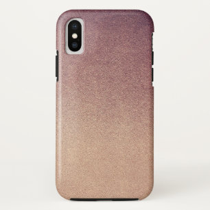 Roos Kwarts Roos Gold Ombre Glitter Sand Case-Mate iPhone Case