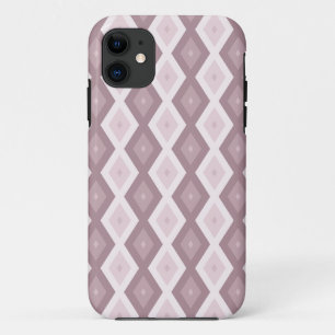 Roos kwarts roze diamantpatroon Case-Mate iPhone case