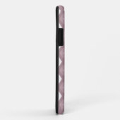 Roos kwarts roze diamantpatroon Case-Mate iPhone case (Achterkant/rechts)