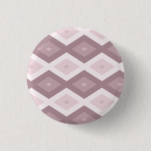 Roos kwarts roze diamantpatroon ronde button 3,2 cm