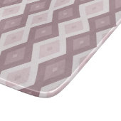 Roos kwarts roze diamantpatroon snijplank (Hoek)