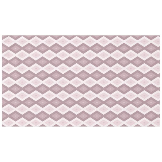 Roos kwarts roze diamantpatroon tafelkleed (Voorkant (Horizontaal))