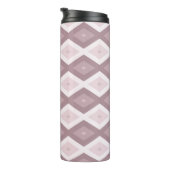 Roos kwarts roze diamantpatroon thermosbeker (Geroteerd rechts)