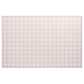 Roos kwarts roze en witte gingham check stof (Fat Quarter)