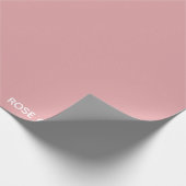 Roos Kwarts roze kleurnaam Cadeaupapier (Hoek)