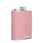 Roos Kwarts roze kleurnaam Heupfles (Rechts)