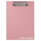 Roos Kwarts roze kleurnaam Klembord (Voorkant)