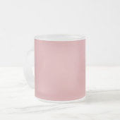 Roos Kwarts roze kleurnaam Matglas Koffiemok (Voorkant links)