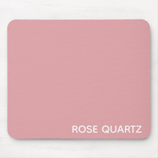 Roos Kwarts roze kleurnaam Muismat (Voorkant)