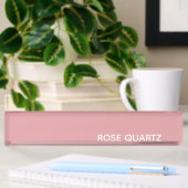 Roos Kwarts roze kleurnaam Naambordje