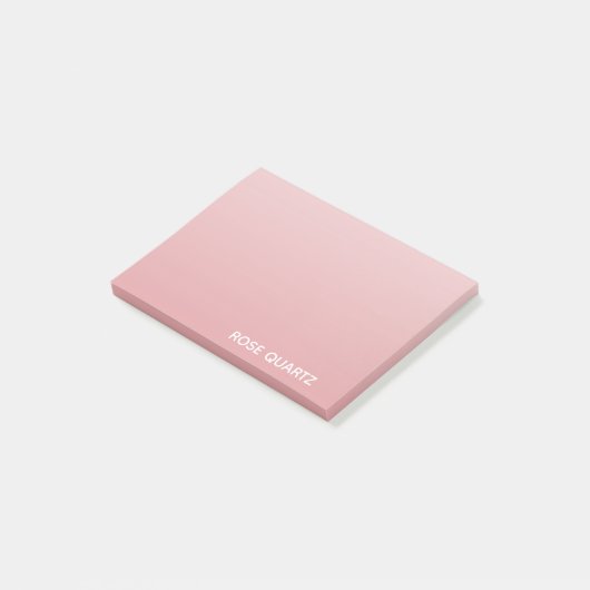 Roos Kwarts roze kleurnaam Post-it® Notes (Schuin)