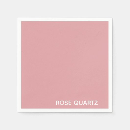 Roos Kwarts roze kleurnaam Servet (Voorkant)