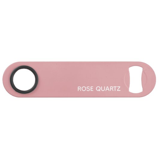 Roos Kwarts roze kleurnaam Speed Flessenopener (Voorkant (Horizontaal))