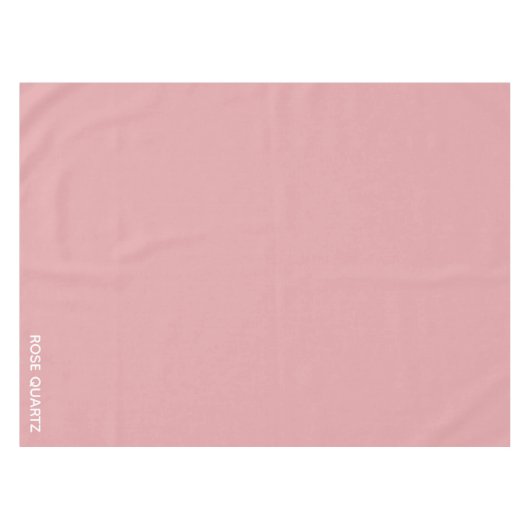 Roos Kwarts roze kleurnaam Tafelkleed (Voorkant (Horizontaal))