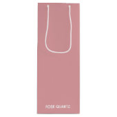 Roos Kwarts roze kleurnaam Wijn Cadeautas (Voorkant)