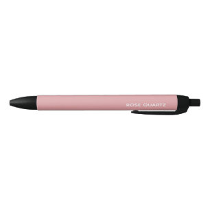Roos Kwarts roze kleurnaam Zwarte Inkt Pen