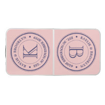 Roos kwarts roze Logo Maak je eigen monogram