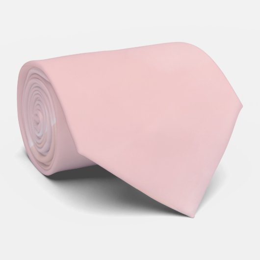 Roos kwarts roze Stropdas (Opgerold)