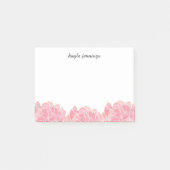 Roos kwarts roze Waterverf pony's Post-it® Notes (Voorkant)